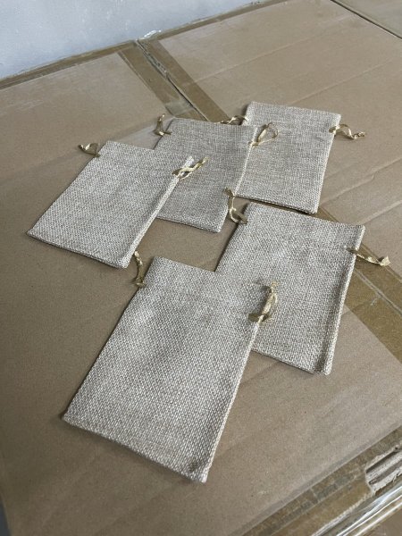 كيس خيش بني 10*14سم