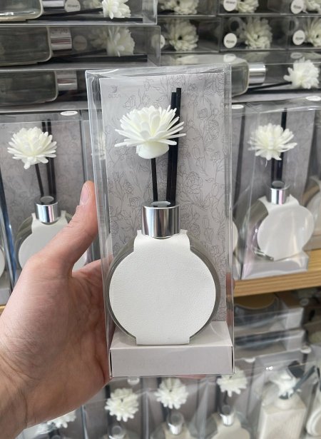 علبة معطر تغليف أبيض (كبير)