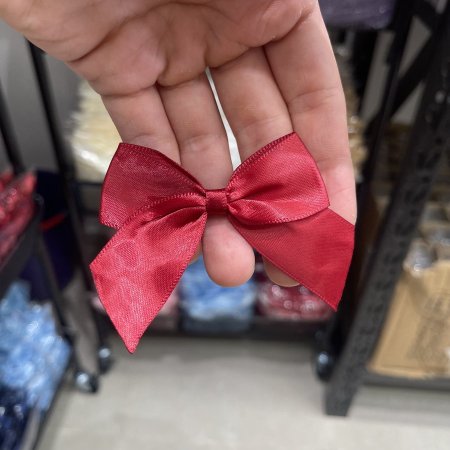 فيونكة كبيرة لون خمري (50 فيونكة)